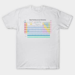 The periodic table in Spanish T-Shirt